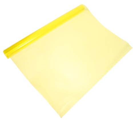 ULTECHNOVO Gelbe Auto Folie Für Scheinwerfer Und Rückleuchten Tönungsfolie Für Nebelscheinwerfer Und Dekoration Kratzfest Und Einfache Anwendung