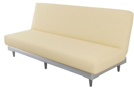 Sofa-Schonbezug mit elastischen Riemen verdickter vollständig umhüllender Sofabezug ohne Armlehnen Möbelschutz für Haustiere Hunde und Katzen 1-teiliges Set