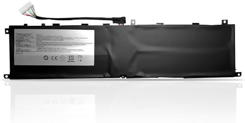 BTY-M6L Laptop Battery Replacement for MSI GS65 GS75 Stealth Thin 8SE 8SF 8SG 8RF 9SD 9SE 9SF 9SG PS63 Modern 8RC P65 Creator 8RD 8RE P75 GS60 Series(15.2V 80.25Wh)