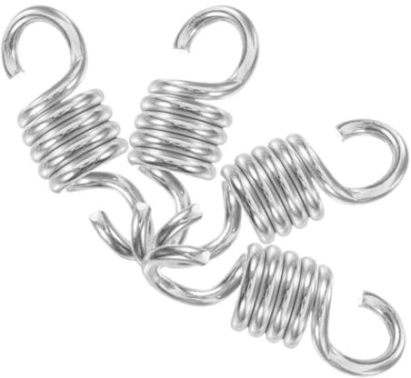 Toyvian Lot De 4 Ressorts De Suspension pour Hamac, De Frappe, Balançoire, Équipement De Gymnastique, Chaise Suspendue, Crochet D'extension