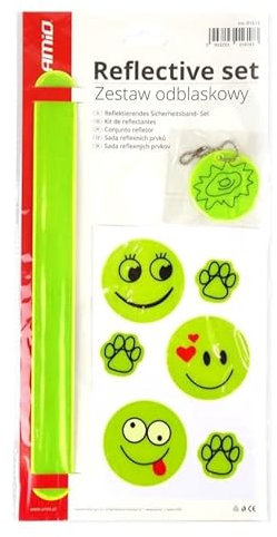 AMiO 01618 Gilet alta visibilità Gilet catarifrangente Gilet rifrangente Gilet fluorescente