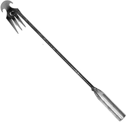 DASHIELL Désherbeur Manuel - Outil De Désherbage en Acier Inoxydable, Extracteur De Mauvaises avec Manche, Désherbeur À Main De Jardinage, Extracteur De Mauvaises Herbes pour Cour Pelouse Terres