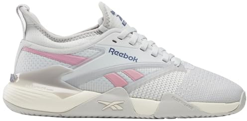Reebok Women's Nano Court Sneaker, Moon/Vintage Chalk/Dusty Rose, 5.5 UK