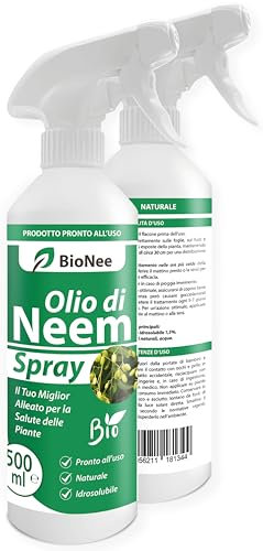 Olio di Neem - insetticida naturale Concentrato - biologico solubile in acqua (500 ml Spray)
