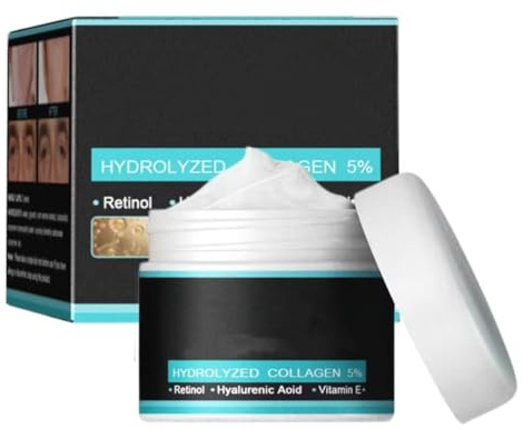 Crème Hydratante Pour Hommes Au Collagène, Creme Hydratante Visage Homme, Creme Collagene Visage, Crème Anti Rides Homme, Soin Anti-âge Jour Et Nuit Avec Acide Hyaluronique & Rétinol (1)
