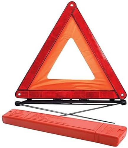 CQAHDSEVF Triangle de signalisation Pliable, Triangle de signalisation Rouge (Lot de 3)