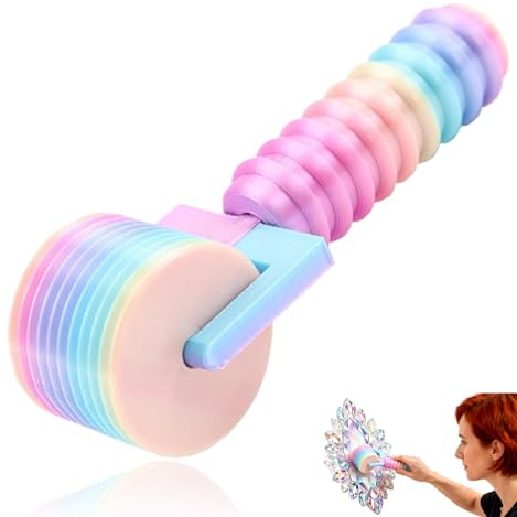 Diamond Art Roller, Multi-Functional Diamond Painting Roller Tool with Ergonomic Handle for Secure Rhinestone Pressing and Alignment, Essential Diamond Art Tools and Accessories for Craft Enthusiasts