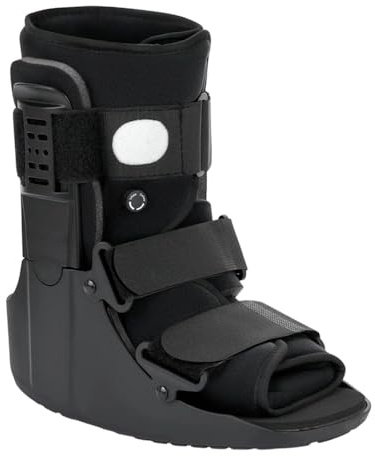 Jnchdghwa Botas Inflables para Caminar, Bota de Fractura Air Cam Walker, Bota Ortopédica para Tobillo Torcido, Férula de Aire Corto M