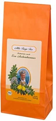Herbaria Alle Tage Tee nach Eva Aschenbrenner bio 100g - Bio-Kräutertee - Wohlfühltee für jeden Tag - Melisse, Gundelrebe, Gänseblümchen, Löwenzahnblätter, Fenchel, Salbei