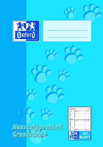 Oxford 100057952 Hausaufgabenheft - A5, 24 Blatt, sortiert