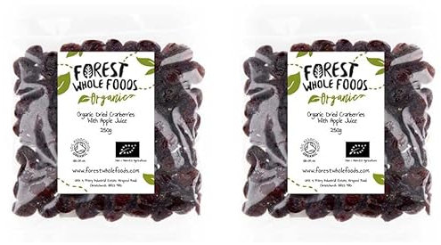 Forest Whole Foods Organic Dried Cranberries (500g)