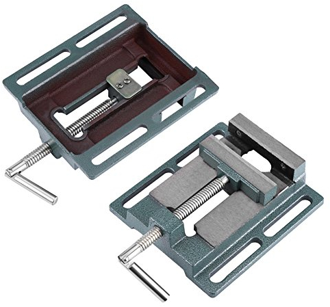 4 Universal Pillar Drill Vice, Swivel Bench Vise for Jaw Work, Mini Drill Press Vise Clamp, Workbench Table Engineer Workshop