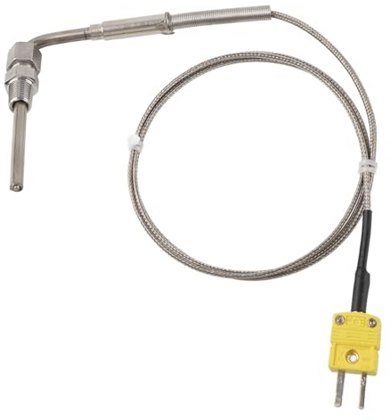 Yosoo EGT Probe, EGT Sensor, Exhaust thermocouple, K-Type Thermocouple Exhaust, Exhaust Thermocouple Temperature Sensor with Exposed Tip and Connector for Exhaust Gas Temp Probe