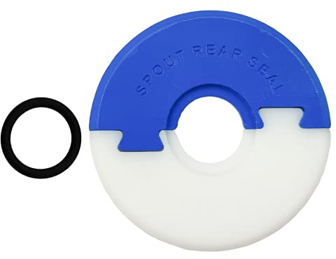 Welvzen Bathtub Spout Pipe Seal, Block Water Past Through Finished Wall, Tub Spout Water Leakage Disc Seal, Bath Wall Waterproof Protection for Copper Pipe (1/2 Copper Pipe 0.63in (16mm))