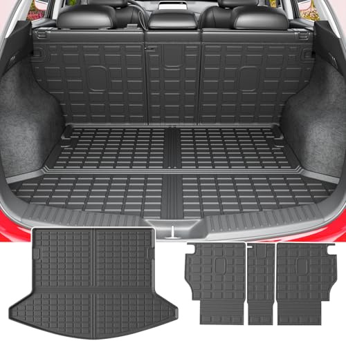 powoq Cargo Mat Compatible with 2017-2022 Mazda CX5 Trunk Mat TPE Cargo Liner Backrest Trunk Liner Replacement for 2017-2022 Mazda CX-5 Accessories