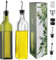 Ölflasche, Speiseöl Essig Spender Essigflasche Glas Olivenöl Spender Flasche öl Flaschen Salat Behälter für ÖlB Essi BBQ Kochen 500ML 2PCS