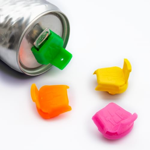 Generico Tap Set di 3 tappi per lattina, tappi riutilizzabili, anti-fuoriuscita, ideali per lattina.