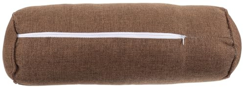 Anneome Cuscino Imbottitura in Cotone Morbido in Cotone Lino Yoga Cilindrico Supporto Comodo e Multiuso per Pratiche Yoga e Relax