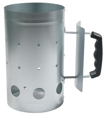 TWISAXC Quemador de carbón para Barbacoa, eficiente, portátil, con Forma de Cubo y Chimenea, para encender fácilmente el Fuego al Aire Libre.