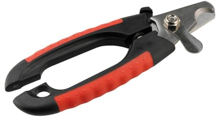 Ferplast Tagliaunghie per Cani con Limitatore e Blocco di Sicurezza Cura Le Zampe in Modo Facile e Sicuro, Impugnatura Antiscivolo, S