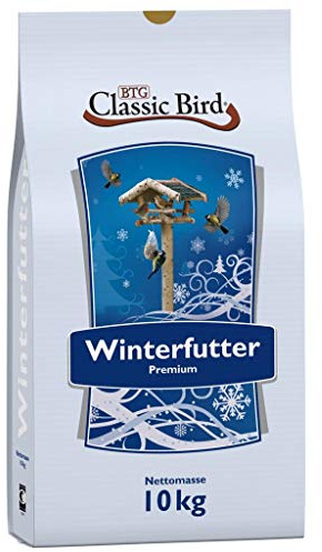 CLASSIC BIRD Fågelfoder Classic Bird solrosfrön randiga 10 kg | Fågelmat vild fågel | fettfoder | fettrik fågelmat | solrosfrön randiga