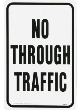 Hy-Ko Aluminum Signs, 12” x 18”, Durable Long-Lasting Contrasting Metal Signs for Outdoor Use for Businesses, Property, Clear & Easy to Read Informational Display