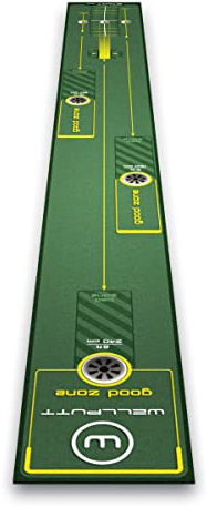 WELLPUTT - Puttingmatte Golftraining - 3m Start 2.0