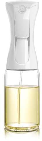 Mistifi Glass Oil Sprayer/Mister 5.1 oz (150ml) – Refillable Non-Aerosol Olive Oil Sprayer for Cooking, Air Fryer, BBQ & Salad, Glass Oil Dispenser for Olive Oil, Vinegar & Soy Sauce