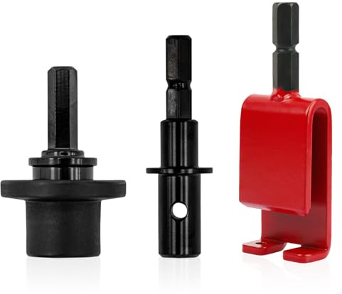 42494 Kit di connessione rapida compatibile con trapano a coclea per ghiaccio Eskimo, l'adattatore di installazione di ancoraggio è progettato per il collegamento a punte da trapano a pistola e coclee