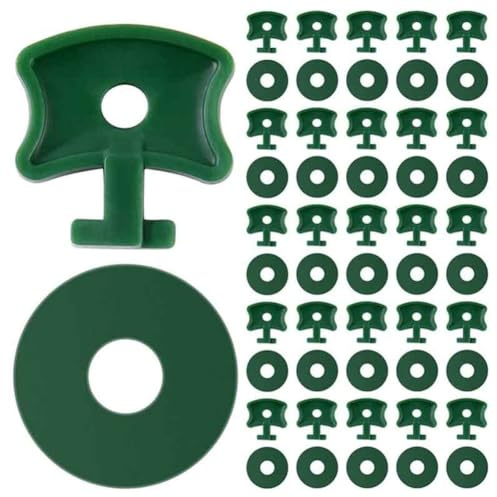 FACAIIO Greenhouse Twist Clips Fixing and Securing Greenhouse Panels, for Plastic Clips with Washers Garden Greenhouse Accessories