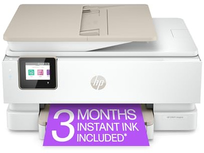 HP ENVY Inspire 7958e Wireless All-in-One Color Inkjet Printer, Print, scan, copy, Duplex printing best-for-home, 3 month Instant Ink trial included (327A7A)