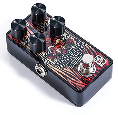 Caline Mini pedal de distorsión de guitarra G001 G Series Classic Rock Efecto de distorsión para guitarra eléctrica True Bypass