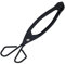 ADEPTNA Fire Side Log/Coal Tongs - 30cm Cast Iron Grabber Tongs for Small Logs, Coal, Fire Pits, Wood Burners & Open Fires - Heat Resistant, Scissor-Type Action, Durable Pressed Steel Construction for