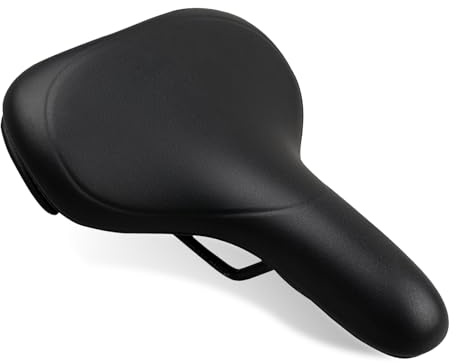 Bike Seat, Waterproof Bike Seat Cushion for Men Women, Comfortable Trekking Bike Bicycle Seat City Bicycle Saddle with Shock Absorption