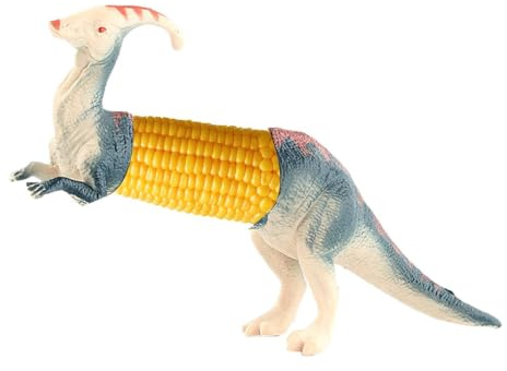 Dinosaurie majskolvshållare söt D-ino kolvhållare med säkra spetsar rostfritt stål återanvändbar majs på hållarna lätt att rengöra för grillning picknick familjemiddagar BPA Fr-ee
