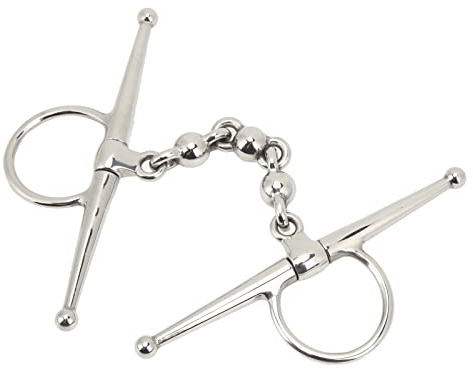 VGEBY Filetto a Bocca di Cavallo in Acciaio Inossidabile da 135 Mm Filetto a Guancia Piena per Un Facile Controllo dei Cavalli, Design Durevole e Liscio, 1 unità