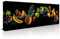Visario bestpricepictures 120 x 40 cm Bild auf Leinwand Früchte Obst 5745-SCT deutsche Marke und Lager - Die Bilder/das Wandbild/der Kunstdruck ist fertig gerahmt.