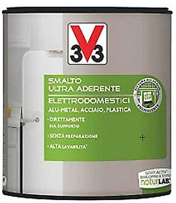 V33 SMALTO ULTRA ADERENTE PER ELETTRODOMESTICI 0,500ML GRIGIO CARBONATO SATINATO