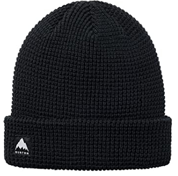 Burton Herren Recycled Waffle Beanie-Mütze, True Black, 1SZ