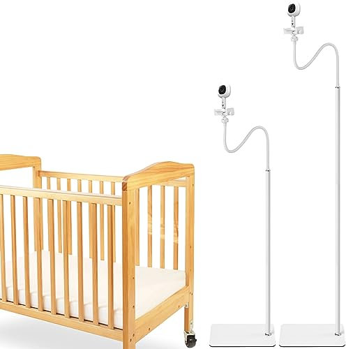 174,8 cm höhenverstellbarer Babyphone-Bodenständer für HelloBaby HB6550/HB65/HB6558/HB66/HB248, Nanit Pro Smart Babyphone & Flex-Ständer, Anmeate SM935E, Vtech VM901/VM919 Babyphone Kamera