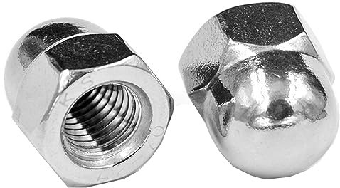 Yesmin 12 Pcs M8 Dome Nut,304 Stainless Steel,For Industry,Power,Hardware,Equipment,Etc