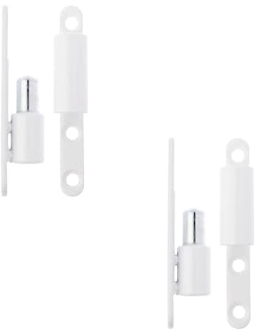 Gedotec Charnières - Paumelles de rénovation Charnières de porte en acier massif - blanc | P50 | 2 pièces de paumelles à visser sur fenêtres et portes