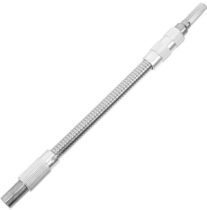 PartyKindom Flexible Bohrerverlängerung Steckschlüsselverlängerung Flexible Steckschlüsselverlängerung Metallbohrerverlängerung Flexibler Bohrerschaft Bohrerverlängerung