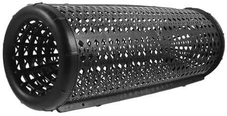 Sosoport Große Fischreuse Für Aal Und Tragbare Fischfalle Aus Robustem Netzmaterial Mit Doppel EIN Und Ausgängen Effektiver Krebsgarnelenfänger Für Angler