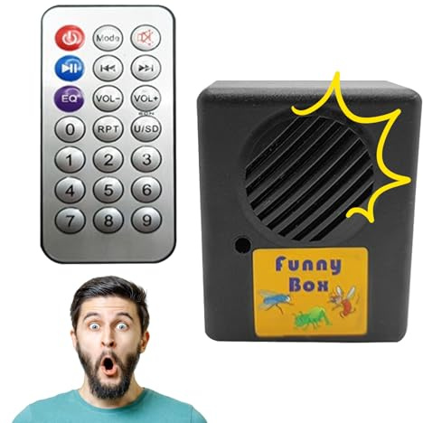 Générique Beeping Prank Device - Prank Ennui Le Dispositif de bip | Toy Trick Trick Funny Noise Maker | Gag de bip Irritant avec Plusieurs Sons Animaux, de télécommande hilarant pour Les fêtes