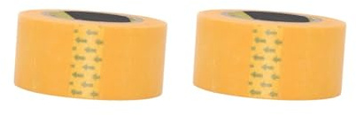 2 set of Model Roll Tapes Tools Model Making Tape Professional for Spray Paint, yellow, 3.0cm wide