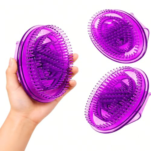Fyhqwf Cepillo de Masaje Meridiano de Silicona - 2 Piezas - Ideal para Relajar los Músculos y Masajear la Piel de Naranja - Perfecto para Deportistas, Trabajadores de Oficina y Uso Doméstico