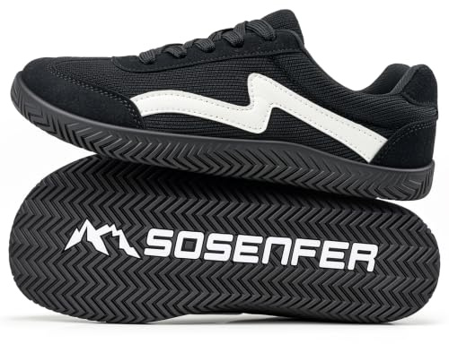 Sosenfer Barfotaskor kvinnor män minimalistiska sneakers lätta retro | Ventilerande nätmaterial, lätt design, flexibel sula, unisex sneakers komfort för vardag fritid promenader 37–46