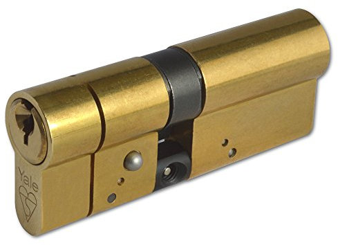 YALE Snap Resistant Euro Double Cylinder - 80mm 35/45 (30/10/40) KD PB