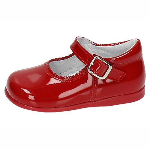 BAMBINELLI 1490520 MERCEDES PIEL CHAROL NIÑA MERCEDITAS ROJO 20